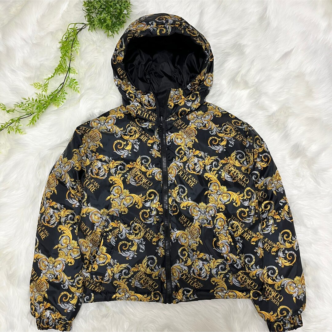 VERSACE - VERSACE ヴェルサーチ リバーシブル バロック柄 総柄 VERSACE - VERSACE ヴェルサーチ リバーシブル バロック柄 総柄