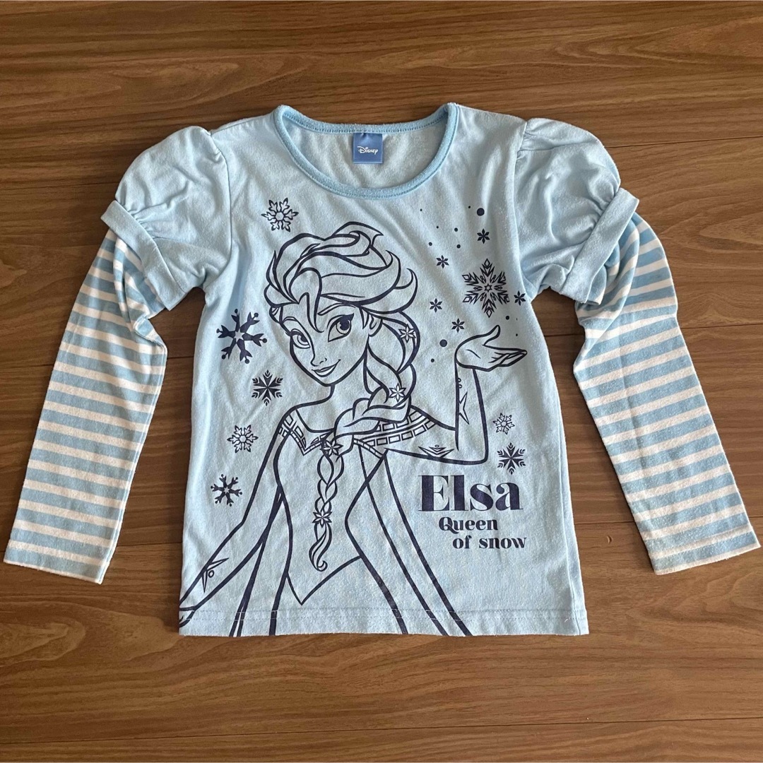 西松屋(ニシマツヤ)のエルサ　ロンT  120 キッズ/ベビー/マタニティのキッズ服女の子用(90cm~)(Tシャツ/カットソー)の商品写真