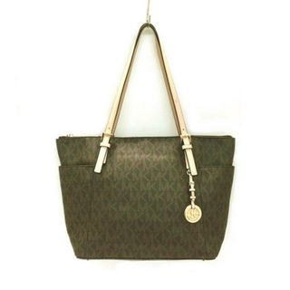 マイケルコース(Michael Kors)のMICHAEL KORS(マイケルコース) ショルダーバッグ ジェットセット 35F6GTTT9B ダークブラウン×ベージュ PVC(塩化ビニール)×レザー(ショルダーバッグ)