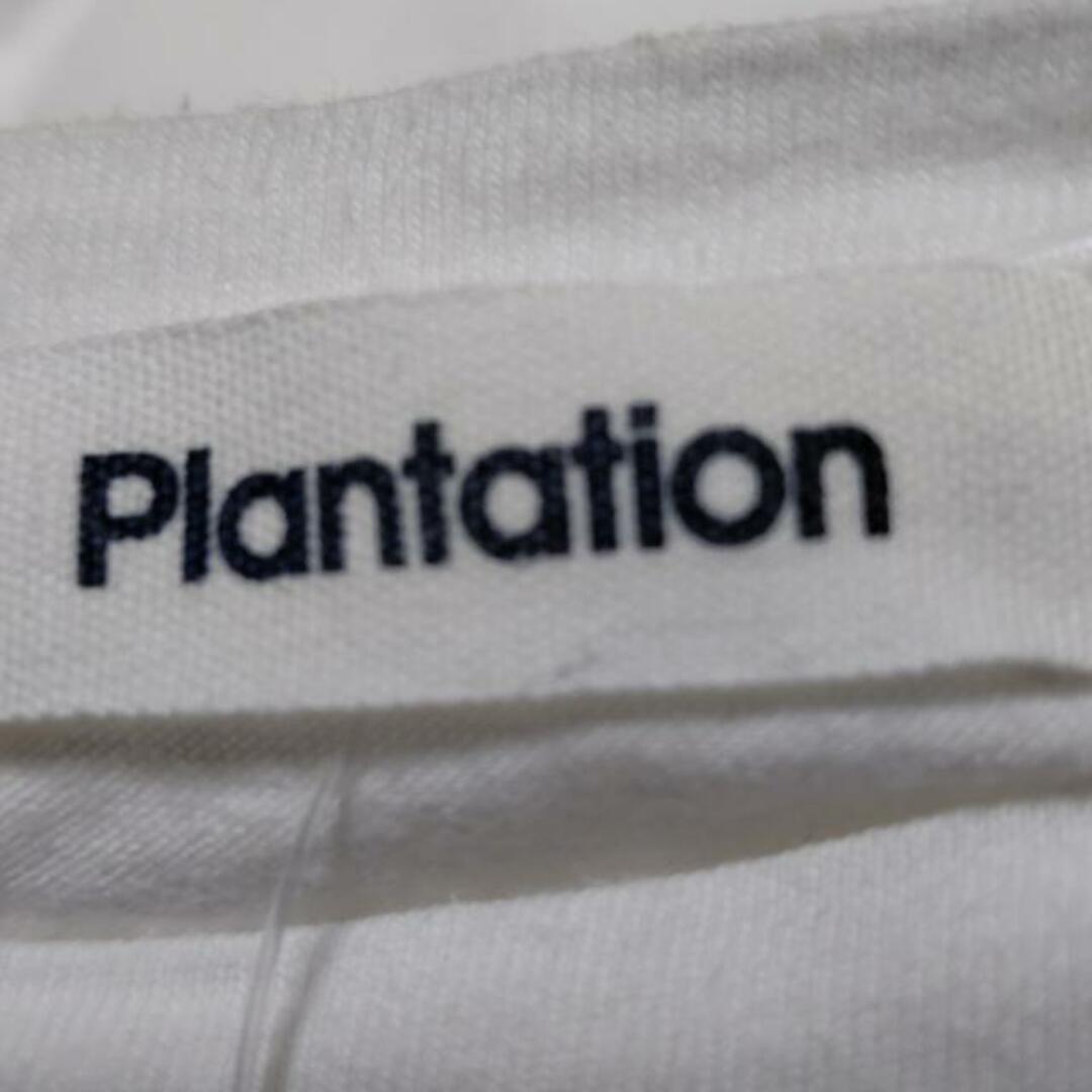 Plantation(プランテーション)のPlantation(プランテーション) チュニック サイズ2 M レディース - 白 クルーネック/半袖/フラワー(花) レディースのトップス(チュニック)の商品写真