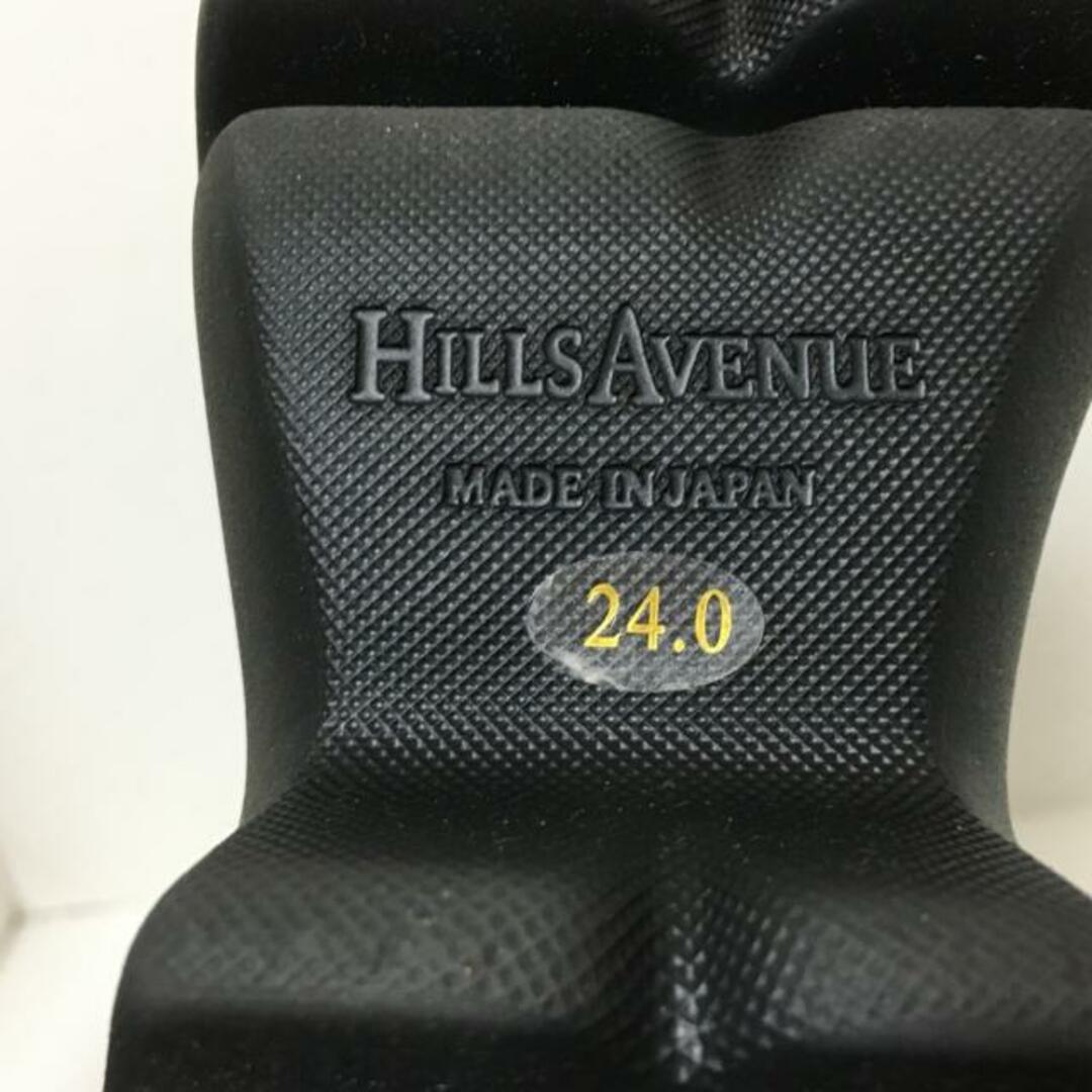 Hills Avenue 自由が丘(ヒルズ アベニュー) ショートブーツ 24 レディース - 黒 厚底 レザー レディースの靴/シューズ(ブーツ)の商品写真