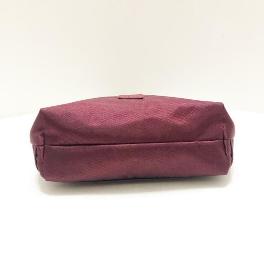 IBIZA(イビザ)のIBIZA(イビザ) ハンドバッグ - ボルドー ナイロン×レザー レディースのバッグ(ハンドバッグ)の商品写真