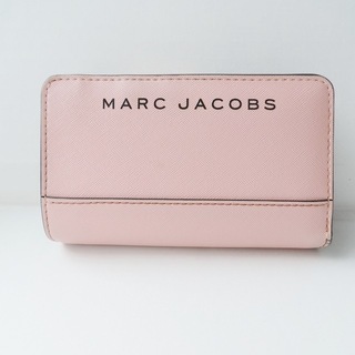 マークジェイコブス(MARC JACOBS)のMARC JACOBS(マークジェイコブス) 2つ折り財布 - ピンク L字ファスナー レザー(財布)