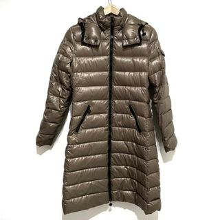 モンクレール(MONCLER)のMONCLER(モンクレール) ダウンコート サイズ1 S レディース MOKA(モカ) ブラウン 長袖/冬(ダウンコート)