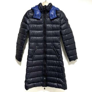 モンクレール(MONCLER)のMONCLER(モンクレール) ダウンコート サイズ1 S レディース MOKACINE(モカシン) ダークネイビー 長袖/冬(ダウンコート)