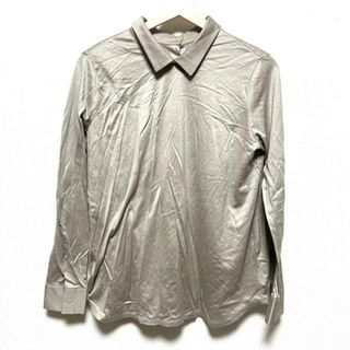 ランバンコレクション(LANVIN COLLECTION)のLANVIN COLLECTION(ランバンコレクション) 長袖カットソー サイズ42 L レディース - グレーベージュ(カットソー(長袖/七分))