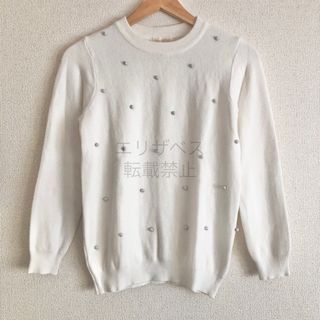 チェリーアン(cherry Ann)の【最終値下】Cherry ann ビジュー ニット トップス チェリーアン(ニット/セーター)