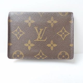 ルイヴィトン(LOUIS VUITTON)のLOUIS VUITTON(ルイヴィトン) パスケース モノグラム ポルト2カルトヴェルティカル M60533 - モノグラム・キャンバス(名刺入れ/定期入れ)