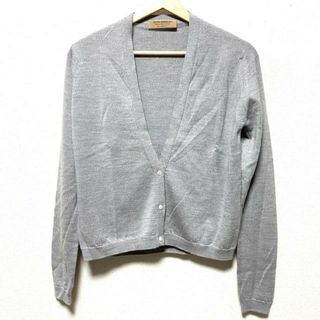 ジョンスメドレー(JOHN SMEDLEY)のJOHN SMEDLEY(ジョンスメドレー) カーディガン レディース美品  - グレー 長袖/ショート丈/for ANAYI(カーディガン)