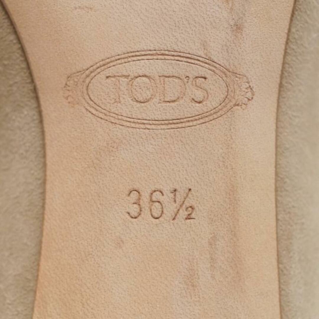 TOD'S(トッズ)のTOD'S(トッズ) パンプス 36 1/2 レディース - ベージュ レザー×スエード レディースの靴/シューズ(ハイヒール/パンプス)の商品写真