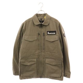 モンクレール(MONCLER)のMONCLER モンクレール 18AW × FRAGMENT HIROSHI FUJIWARA DAVIS GIUBBOTO インナーダウン着脱ミリタリージャケット カーキ D209U4170100(ミリタリージャケット)