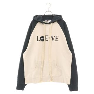 LOEWE ロエベ 21SS ×スタジオジブリ となりのトトロ DUST BUNNIES HOODIE ダストバニーロゴ フーディー パーカー H848341X04 ベージュ/ブラック