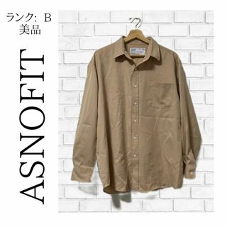  ASNOFIT オーバーシャツ レディース ベージュ フリーサイズ✓602(ポロシャツ)