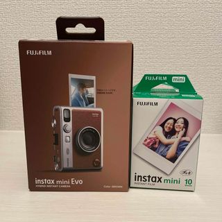 フジフイルム(富士フイルム)のFUJI FILM INSTAX mini Evo BROWN (フィルムカメラ)