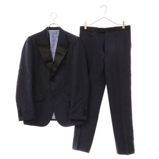 グッチ(Gucci)のGUCCI グッチ FITTED MOHAIR WOOL TUXEDO PANTS 606245 Z592B フィッテッドモヘアウールタキシード ジャケット パンツ セットアップスーツ ネイビー(セットアップ)