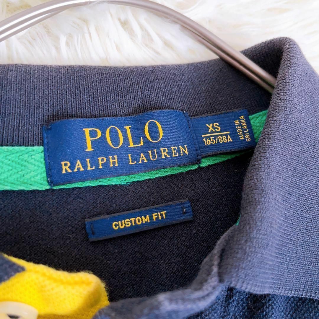 POLO RALPH LAUREN(ポロラルフローレン)の【ポロラルフローレン】半袖ポロシャツ（XS）ビッグポニー刺繍 100%コットン メンズのトップス(ポロシャツ)の商品写真