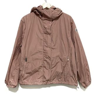 MONCLER(モンクレール) ブルゾン サイズ1 S レディース美品  CASSE ピンクベージュ 長袖/フリル/春/秋