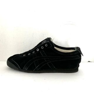 オニツカタイガー(Onitsuka Tiger)のasics Onitsuka Tiger(アシックス・オニツカタイガー) スニーカー 24 レディース - 黒 スエード(スニーカー)