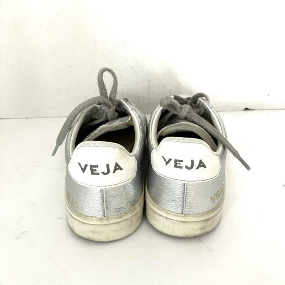 VEJA(ヴェジャ) スニーカー 25 レディース - シルバー×白 レザー レディースの靴/シューズ(スニーカー)の商品写真