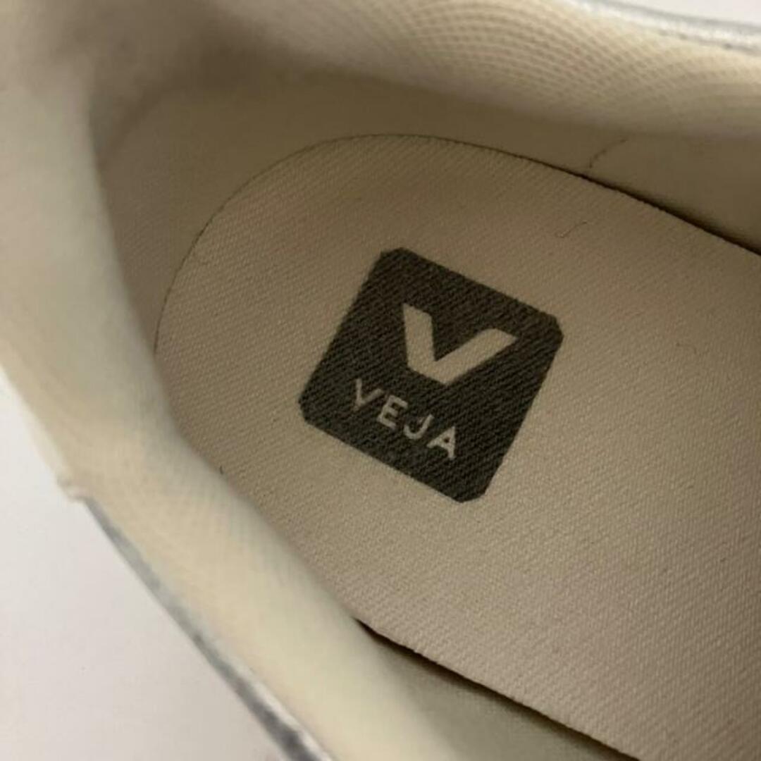 VEJA(ヴェジャ) スニーカー 25 レディース - シルバー×白 レザー レディースの靴/シューズ(スニーカー)の商品写真