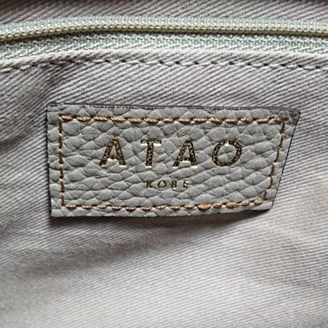 ATAO(アタオ)のATAO(アタオ) トートバッグ - グレーベージュ レザー レディースのバッグ(トートバッグ)の商品写真