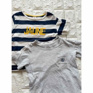 プチバトー(PETIT BATEAU)のプチバトー　tシャツ　２枚set(Tシャツ/カットソー)