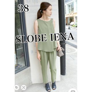 SLOBE IENA - SLOBE IENAスローブイエナ　ノースリーブオールインワン38★カーキ