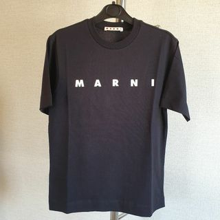 Marni - 【新品・未使用】MARNI KIDS ロゴプリントコットンTシャツ　黒10Y