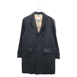 バーバリー(BURBERRY)のBURBERRY バーバリー Double Breasted 3B Long Jacket Coat ダブルブレステッド 3ボタン ロングジャケット コート ブラック 8014408(フライトジャケット)