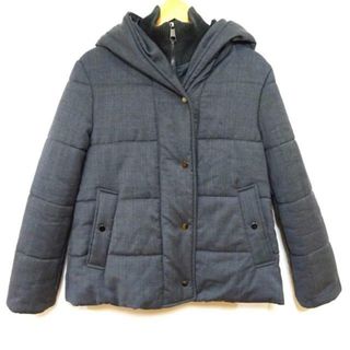 ヒューゴボス(HUGO BOSS)のHUGOBOSS(ヒューゴボス) コート サイズ42 L レディース美品  - グレー 長袖/ジップアップ/中綿/冬(その他)