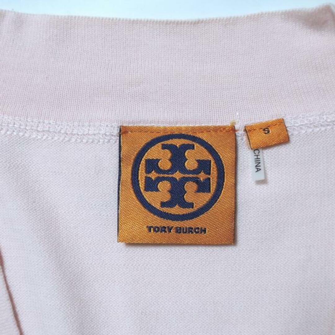 Tory Burch(トリーバーチ)のTORY BURCH(トリーバーチ) カーディガン サイズS レディース - ライトピンク 長袖 レディースのトップス(カーディガン)の商品写真