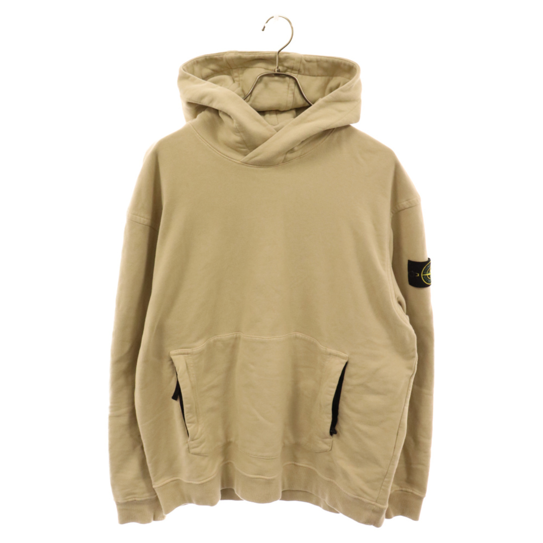 STONE ISLAND(ストーンアイランド)のSTONE ISLAND ストーンアイランド SWEAT HOODIE ロゴワッペン プルオーバーパーカー スウェットパーカー フーディ 771561820 ベージュ メンズのトップス(パーカー)の商品写真