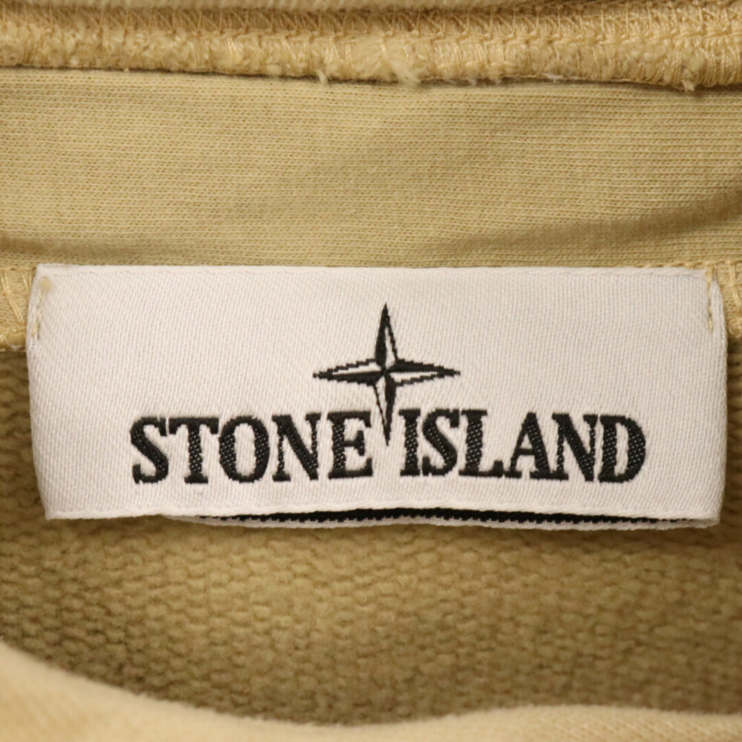 STONE ISLAND(ストーンアイランド)のSTONE ISLAND ストーンアイランド SWEAT HOODIE ロゴワッペン プルオーバーパーカー スウェットパーカー フーディ 771561820 ベージュ メンズのトップス(パーカー)の商品写真