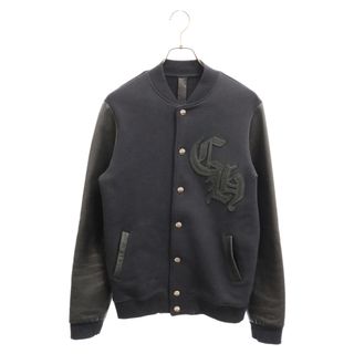 CHROME HEARTS クロムハーツ Letterman Jacket クロスボールボタン レターマンジャケット ブルゾン ブラック