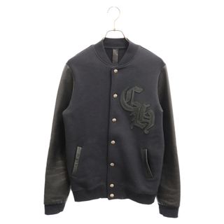 Chrome Hearts - CHROME HEARTS クロムハーツ Letterman Jacket クロスボールボタン レターマンジャケット ブルゾン ブラック