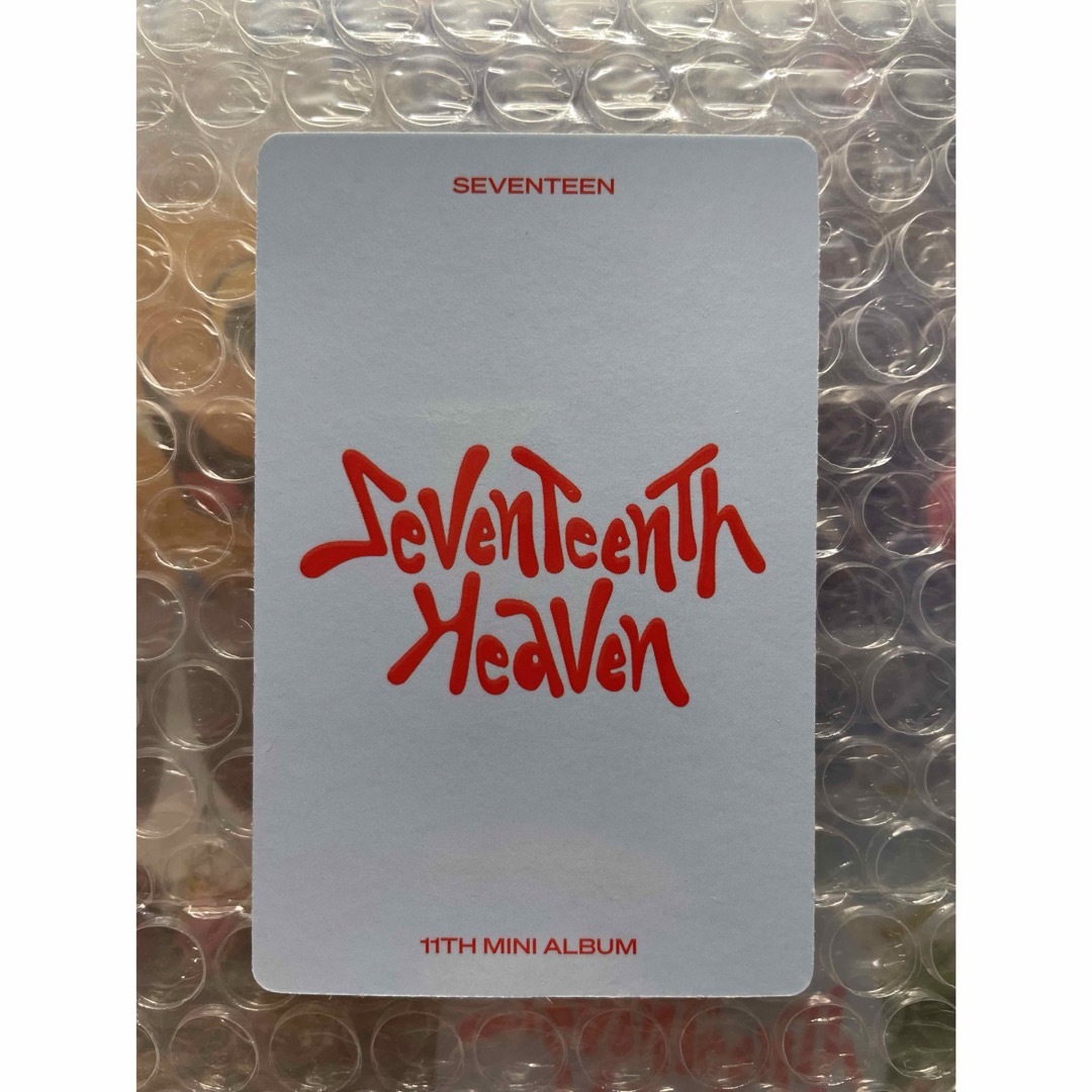 SEVENTEEN(セブンティーン)のSEVENTEENTH HEAVEN トレカ JEONGHAN ジョンハン  エンタメ/ホビーのCD(K-POP/アジア)の商品写真