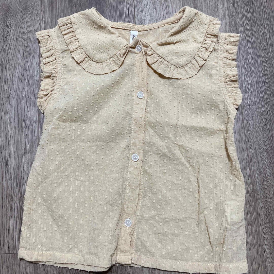 aladin kids ノースリーブブラウス キッズ/ベビー/マタニティのキッズ服女の子用(90cm~)(ブラウス)の商品写真