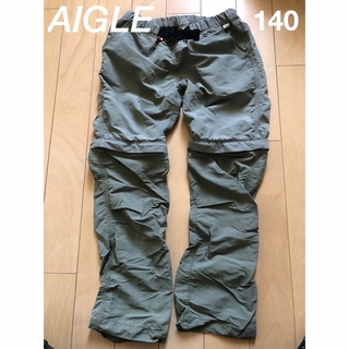 AIGLE - AIGLE エーグル☆速乾ナイロンパンツ 140 コンバーチブルパンツ
