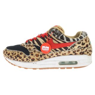 ナイキ(NIKE)のNIKE ナイキ ×atmos AIR MAX 1 DLX ANIMAL PACK2.0 AQ0928-700 アトモス エアマックス1 アニマルパック2.0 レオパード ローカットスニーカー US8.5/26.5cm ブラウン(スニーカー)