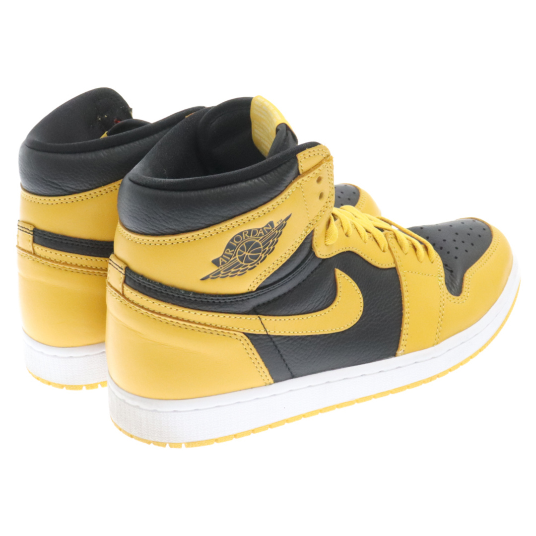 NIKE(ナイキ)のNIKE ナイキ AIR JORDAN1 RETRO HIGH OG POLLEN 555088-701 エアジョーダン1 レトロ ハイカットスニーカー パラン ブラック/イエロー US10/28cm メンズの靴/シューズ(スニーカー)の商品写真