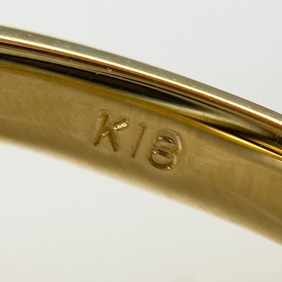 リボンモチーフ デザインリング 10.5号 K18 【中古】 レディースのアクセサリー(リング(指輪))の商品写真
