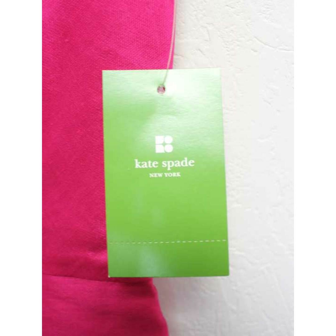 kate spade new york(ケイトスペードニューヨーク)の新品 未使用品△kate spade new york/ケイトスペードニューヨーク△ノースリーブリボンワンピース/膝丈/シルク混/お出かけ/パーティ/発表会/結婚式　ピンク　レディース　6　　夏 124032 onepi レディースのワンピース(その他)の商品写真