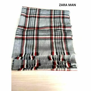 ZARA - ZARA MAN ザラ　大判マフラー　 冬 ひざ掛け　ブランケット　イタリア製