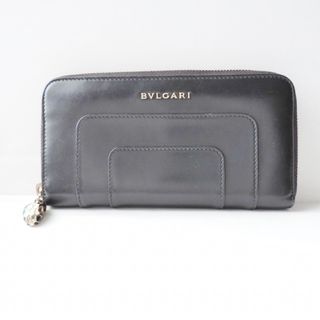 ブルガリ(BVLGARI)のBVLGARI(ブルガリ) 長財布 セルペンティ フォーエバー 黒 ラウンドファスナー レザー(財布)