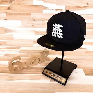 ニューエラー(NEW ERA)の稀少/廃番【ニューエラ×ヤクルトスワローズ】燕 キャップ ツバメ 野球 黒×白(キャップ)