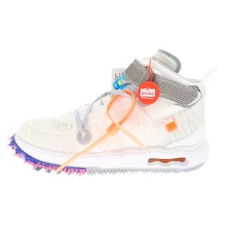 ナイキ(NIKE)のNIKE ナイキ ×OFF-WHITE AIR FORCE 1 MID SP DO6290-100 オフホワイト エアフォース1 ミッド ミッドカットスニーカー ホワイト US9/27cm(スニーカー)