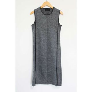 ザラ(ZARA)の●ZARA/ザラ●ニットノースリーブワンピース/クルーネック/膝丈 グレー レディース M【中古】夏 824032 onepi(その他)