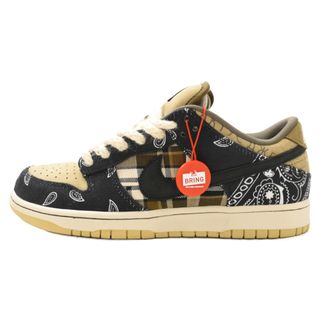 ナイキ(NIKE)のNIKE SB ナイキエスビー トラヴィススコット カクタスジャック ダンク ローカットスニーカー ベージュ/ネイビー US9.5/27.5cm QS CT5053-001(スニーカー)