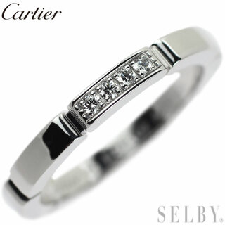 カルティエ(Cartier)のカルティエ K18WG ダイヤモンド リング マイヨンパンテール 51号(リング(指輪))