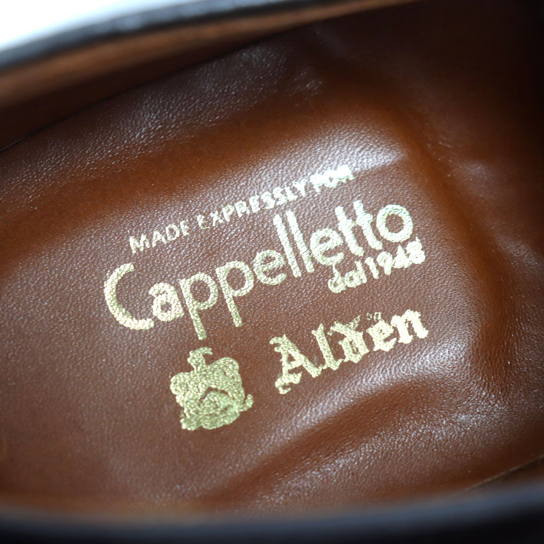 Alden(オールデン)の未使用品○ALDEN オールデン M8401 コードバン Cappelletto 70周年記念 レアカラー バリーラスト プレーントゥ グッドイヤーウェルト製法 希少大きめサイズ レザーシューズ モカ 11 保存袋付き USA製 メンズ メンズの靴/シューズ(その他)の商品写真